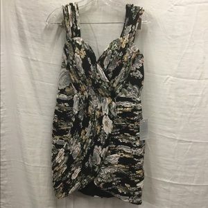 Lavish Alice Black Ruffled Mini Dress Women’s US 8